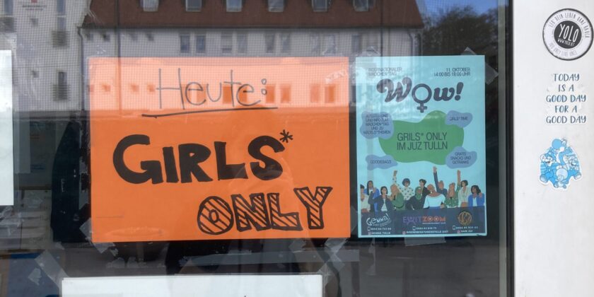 Weltmädchentag – girls* only im Juz Tulln