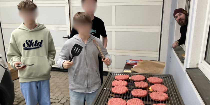 Burger-Action im Burschen*café